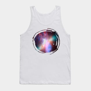 Paint brush stroke galaxy: circular dancing whoosh Tank Top